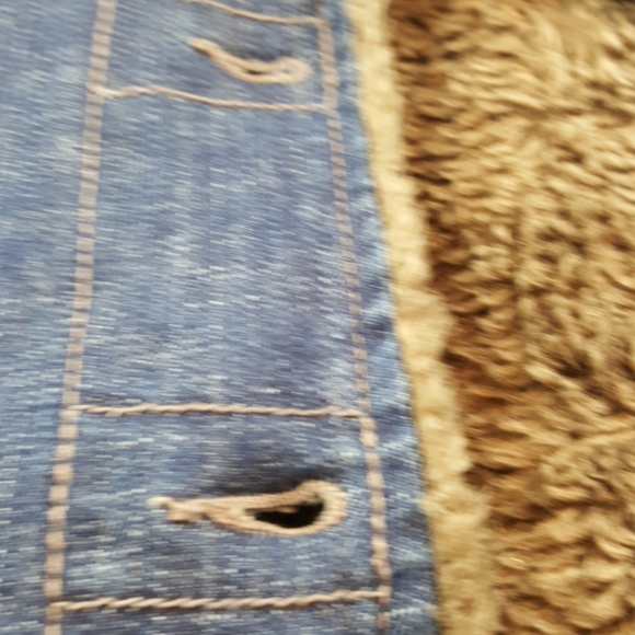 Denim Outer Vest Faux Fur Denver Hayes (L) - Picture 5 of 10